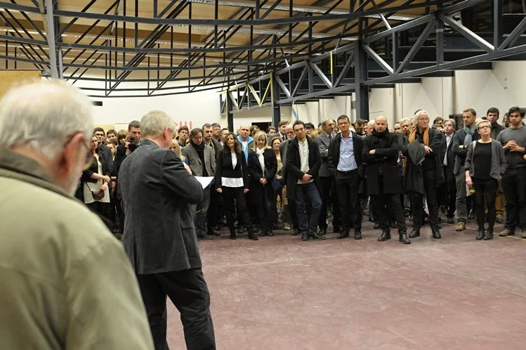 Slavnostní pojmenování ateliéru. Foto: Zuzana Minstrová