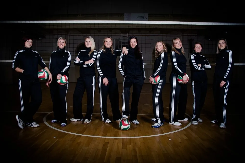 Volejbalistky liberecké Lokomotivy