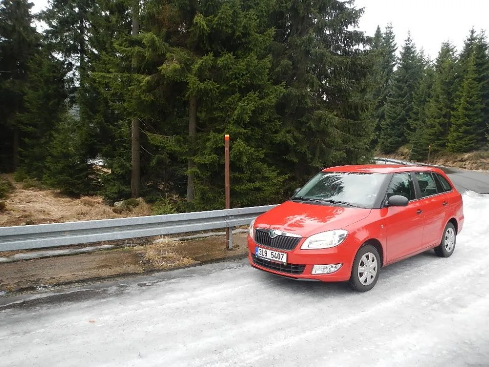 Aktuální stav na silnici kolem Souše. Foto: Jiří Langer