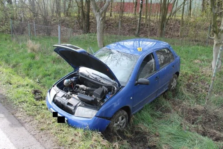 Škoda na Fabii je 21 tisíc korun. Foto: Policie ČR