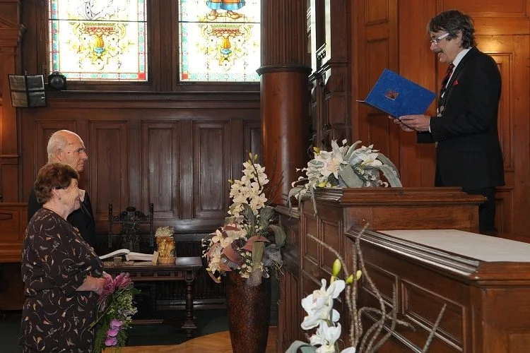 Manželé Kulhánkovi si připomněli jubilejních 60 let společného života. Foto: Jan Vrabec
