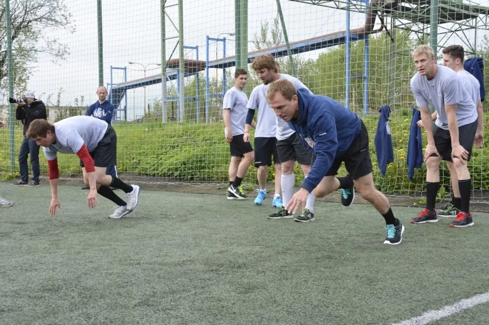 První trénink libereckých Tygrů. Foto: hcbilitygri.cz