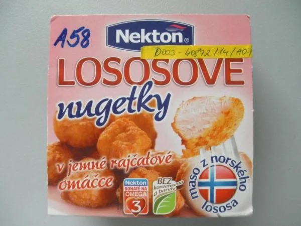 Falšované lososí nugety obsahovaly méně než 50% rybího masa oproti informaci na obalu. Foto: SZPI