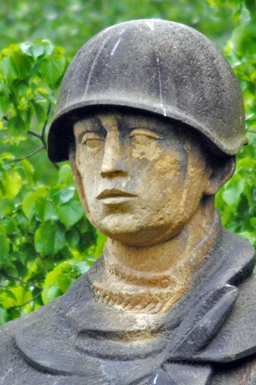 Smutný výraz vojína