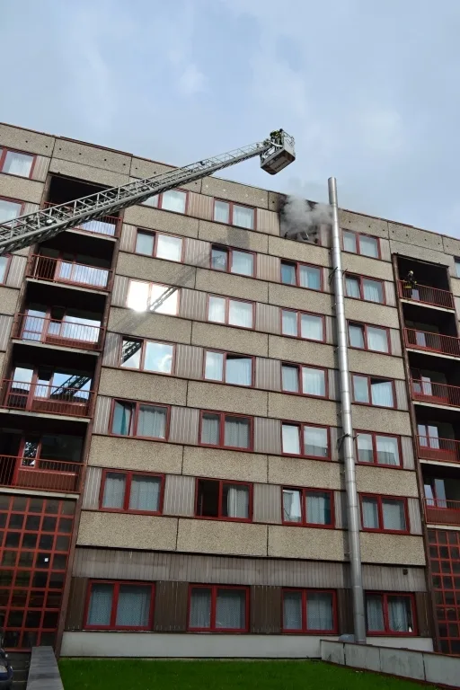 Zapomenutá svíčka zapálila pokoj na harcovských kolejích. Foto: HZSLK