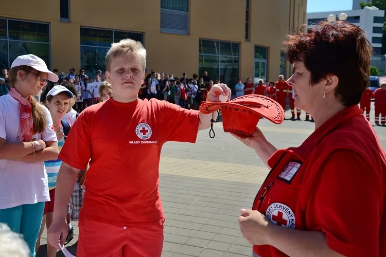 Mladí zdravotníci zaplnili v sobotu centrum Liberce. Foto: Jan Vrabec