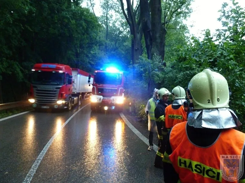 Další nehoda na Grabštejnu. Foto: Hasiči Hrádek nad Nisou