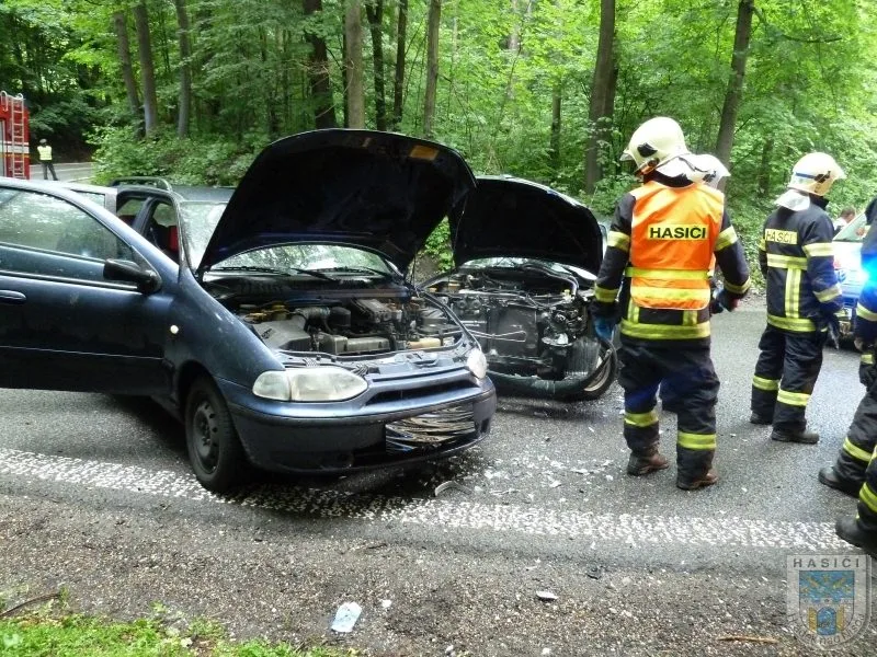Nehoda si vyžádal dvě lehká zranění. Foto: Hasiči Hrádek nad Nisou