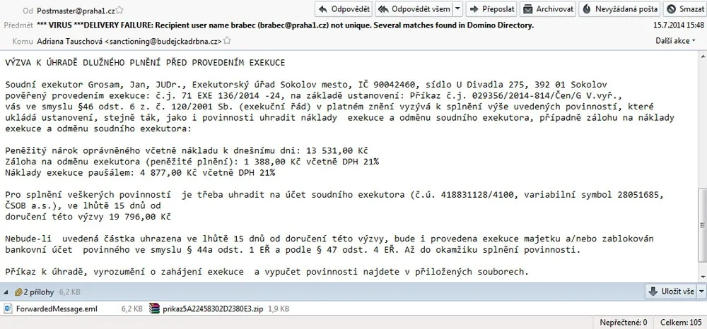Falešný e-mail