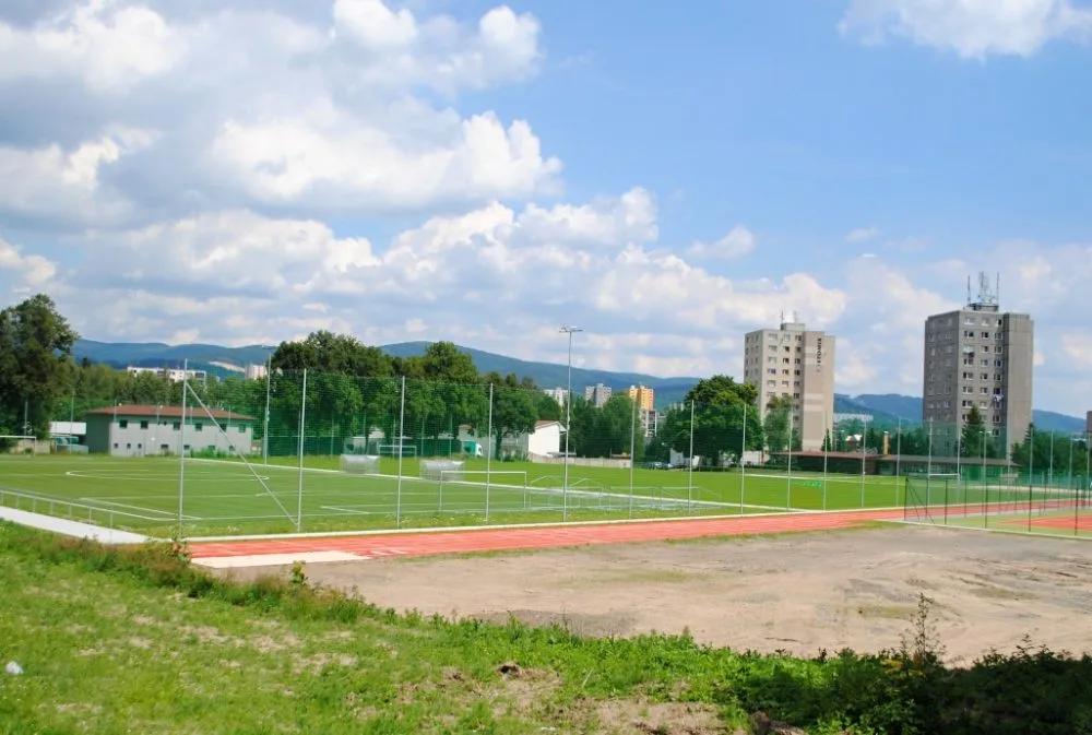 Hřiště Rapidu.