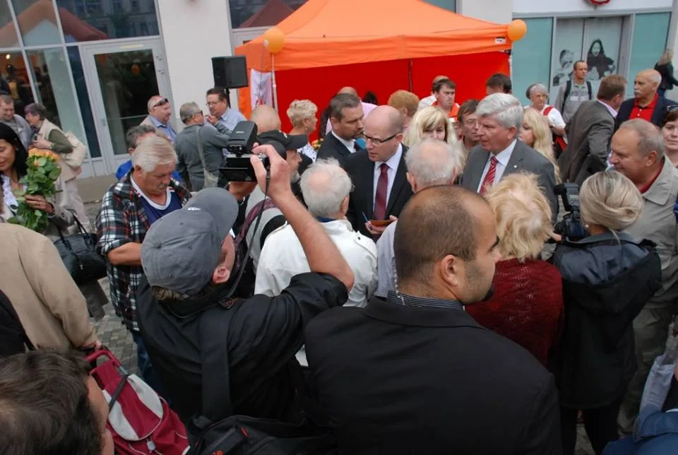 Předseda vlády a sociálních demokratů navštívil Liberec