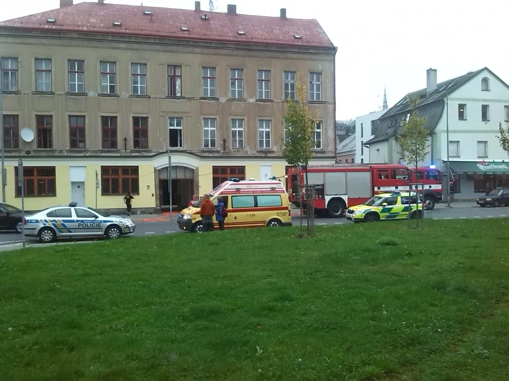 V Barvířské ulici dnes ráno hořel byt.