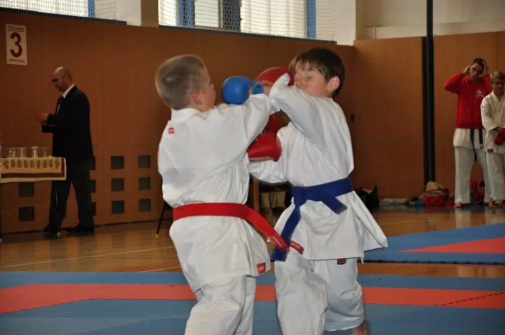 Nováčci si vyzkoušeli i zápas - kumite