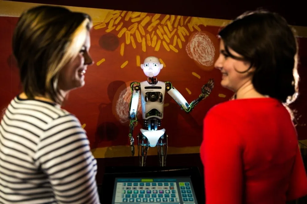 Robot Thespian. Foto: iQlandia