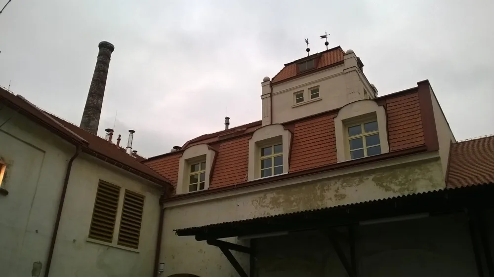 Areál pivovaru.