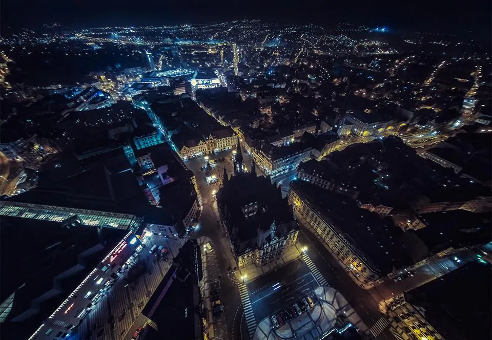 Noční Liberec. Foto: Jan Mocňák