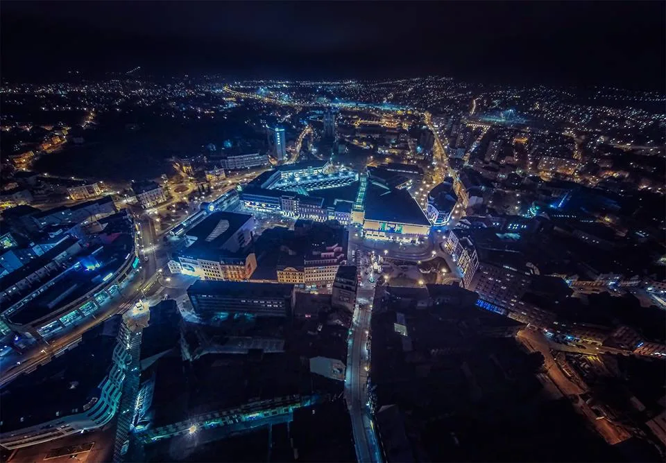 Noční Liberec. Foto: Jan Mocňák