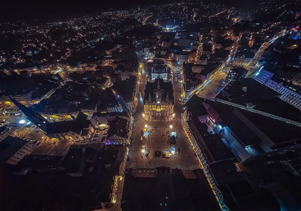 Noční Liberec. Foto: Jan Mocňák