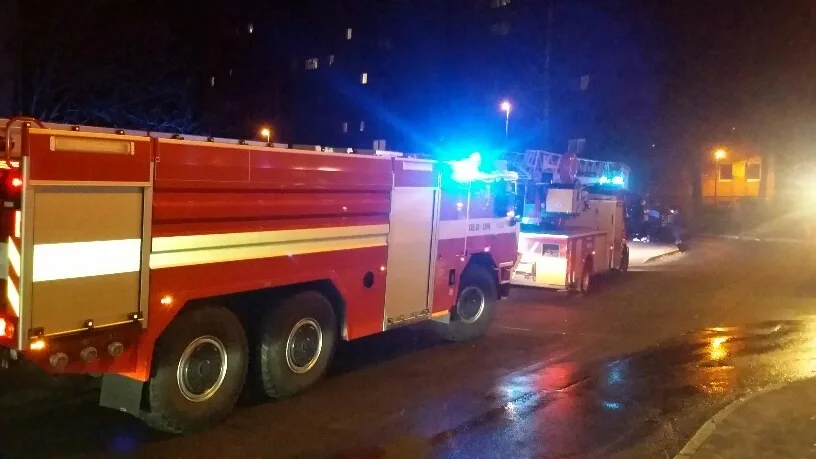 Byt na sídlišti Dobiášova zachvátil požár. Foto: HZSLK