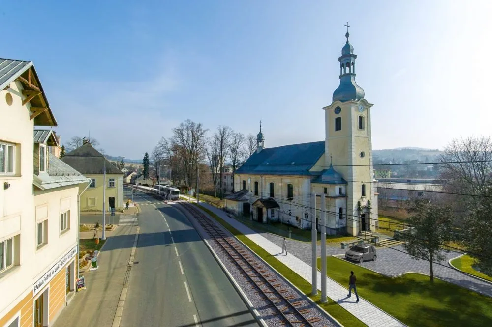 Takhle nějak by měl vypadat úsek u vratislavického kostela