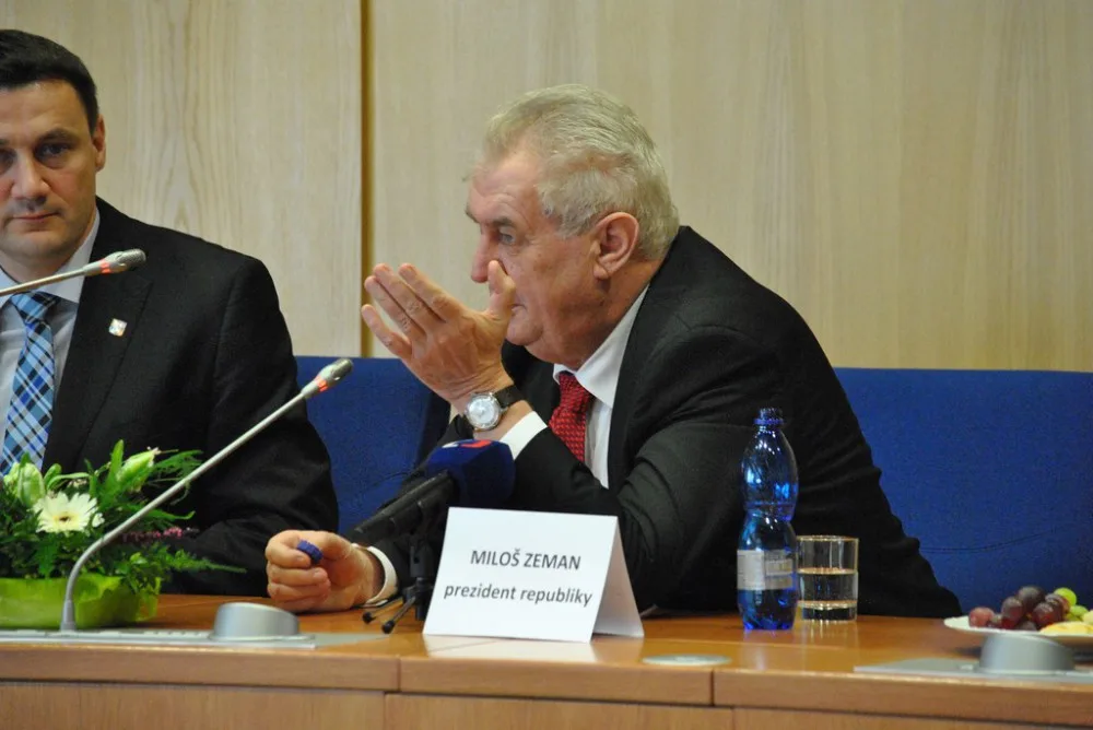 Prezident Miloš Zeman zahájil návštěvu Libereckého kraje. Foto: Michael Daněk