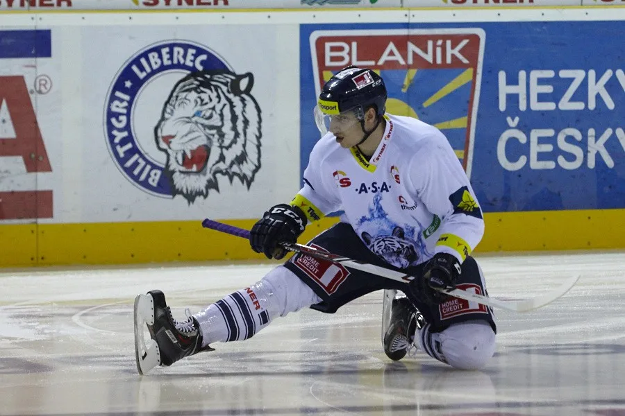 Lukáš Derner. Foto: HC Bílí Tygři Liberec
