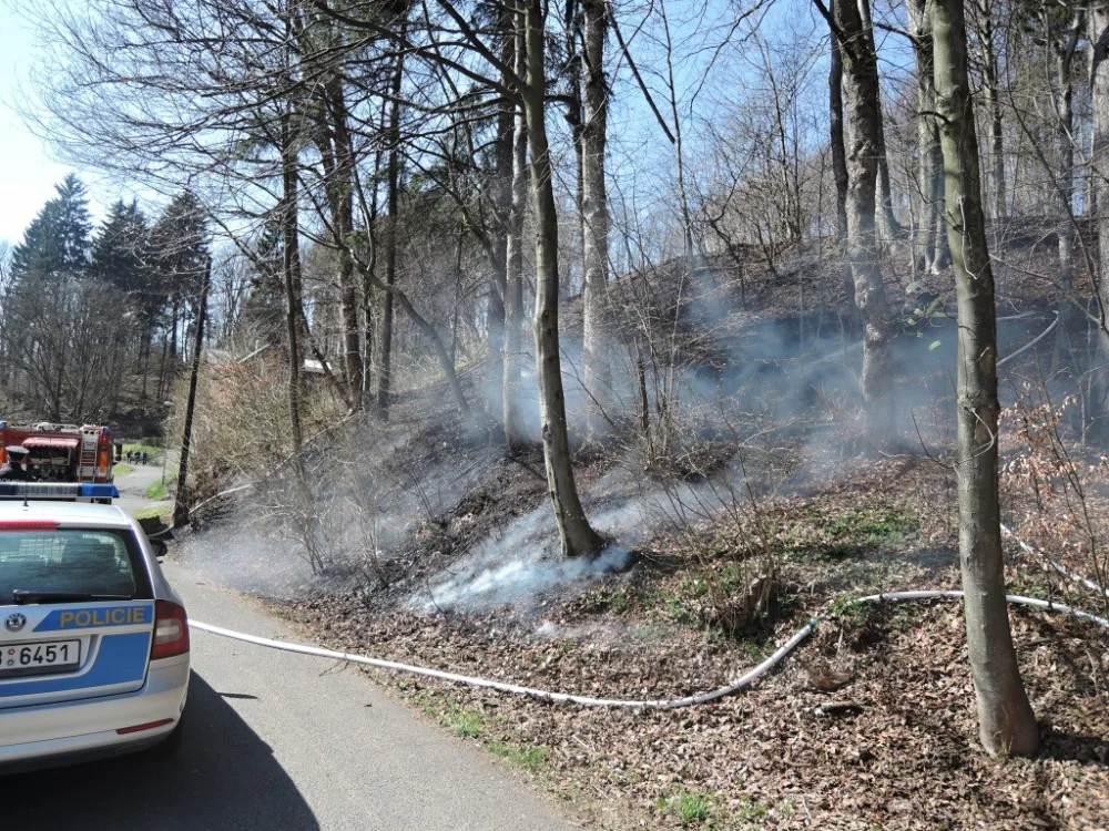 Požár v Tanvaldě. Foto: HZSLK