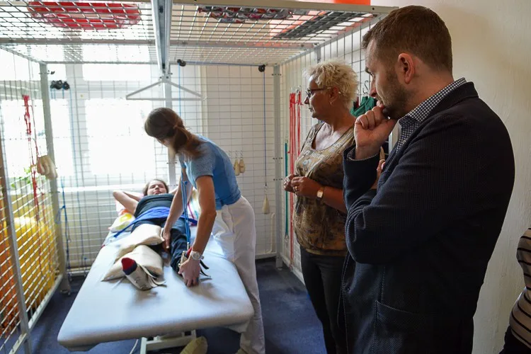 Jedličkův ústav v Liberci při léčbě používá obleky kosmonautů. Foto: Jan Vrabec
