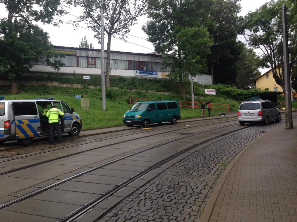 Tragická nehoda v Hanychově. Foto: Michael Daněk