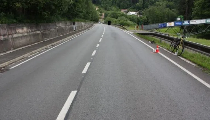 Místo nehody. Foto: Policie ČR