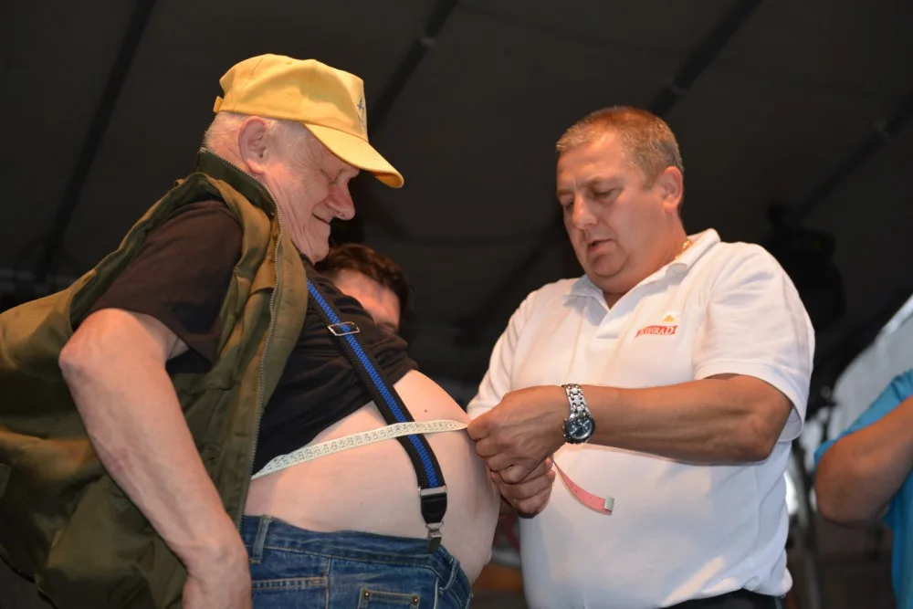 Soutěž pivních břich. Foto: Blanka Daníčková