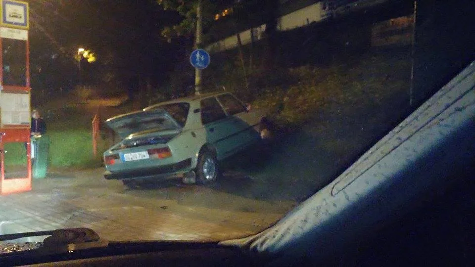 Foto z místa nehoda od čtenářky