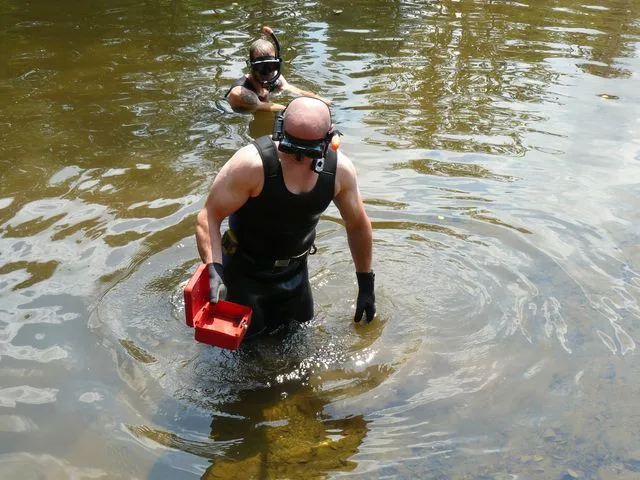 Policejní potápěč v Jizeře. Foto: Policie ČR