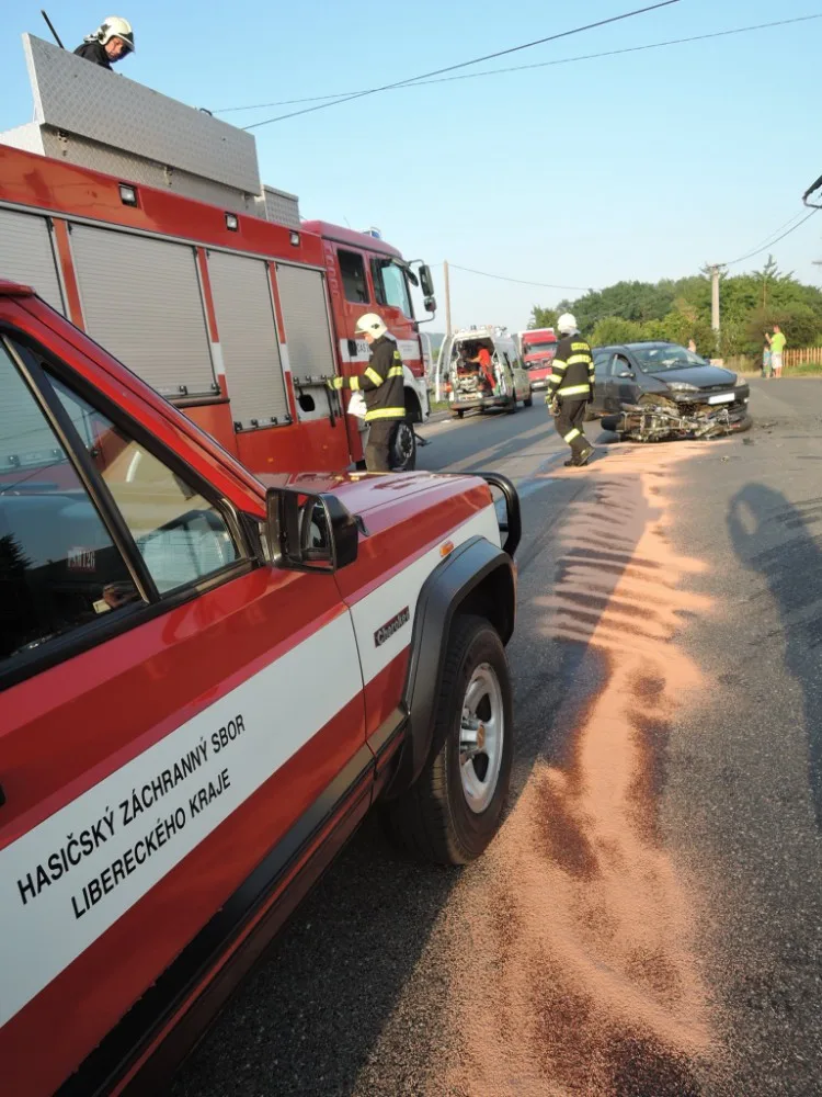 Do statistik přibyla trojice vážných nehod motorkářů. Foto: HZSLK