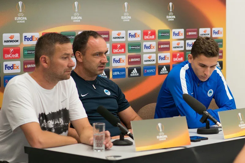 Předzápasová tisková knference. Foto: Ondřej Tichý