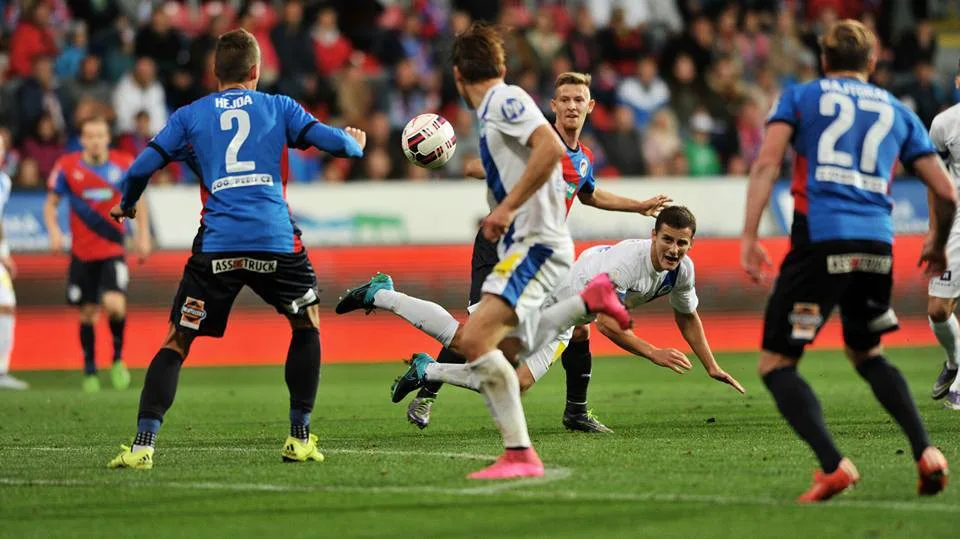 Slovan v Pzni. Foto:fcslovanliberec.cz