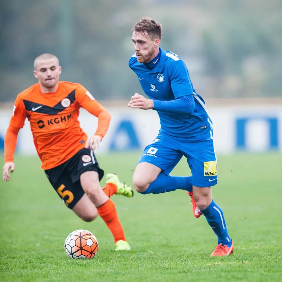 Bod zařídil Slovanu Milan Kerbr. Foto: fcslovanliberec.cz