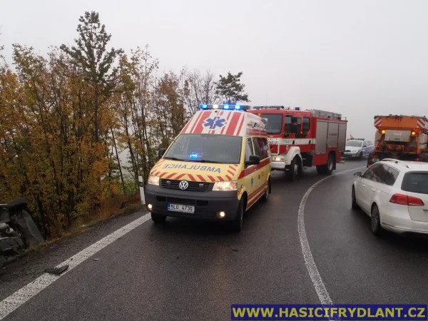 Albrechťák dává řidičům zabrat, během týdne druhá nehoda. Foto: Hasiči Frýdlant