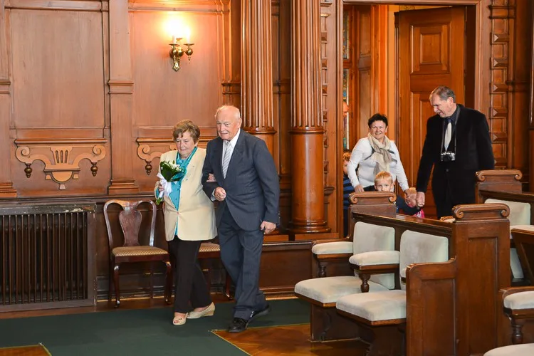 Manželé Slačíkovi z Liberce oslavili kamenné výročí svatby