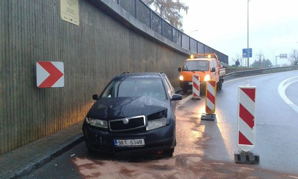 Nehoda na průtahu Libercem