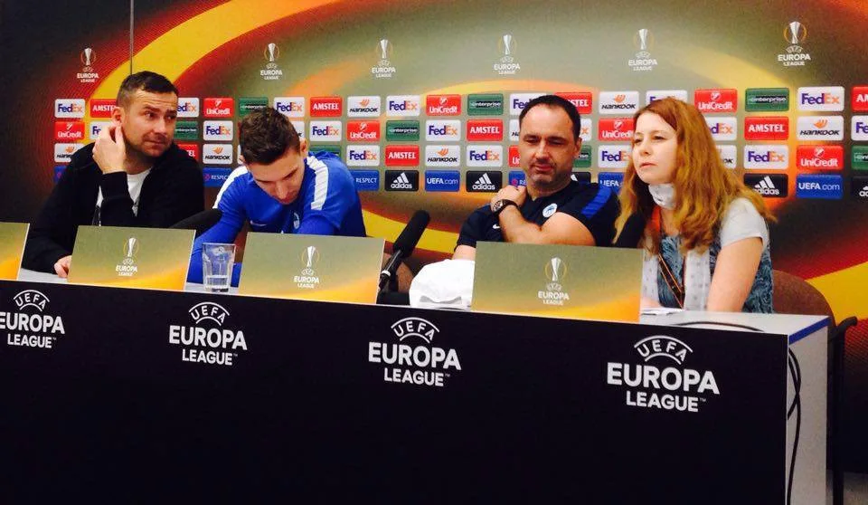 Tisková konference před zápasem