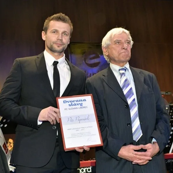 Petr Papoušek je třetím členem Dvorany slávy Slovanu Liberec