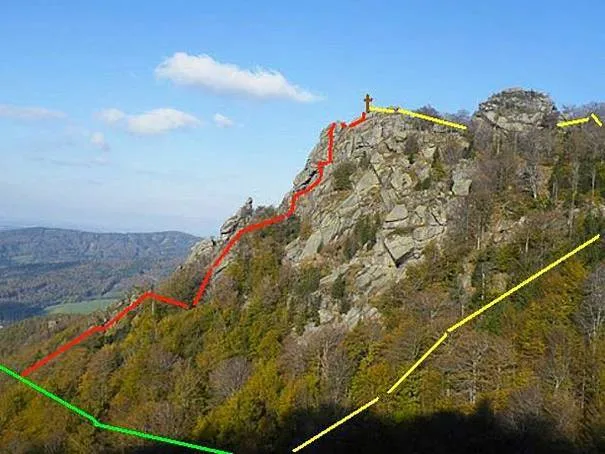 Kudy by vedla Via ferrata na Frýdlantské cimbuří