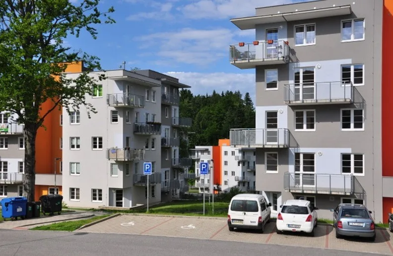 Městské byty postavené Intermou