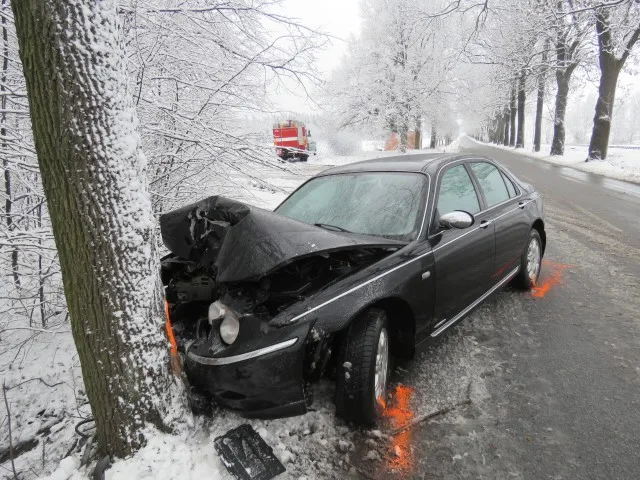 Řidič Roveru zranil sebe i spolujezdkyni. U Hajniště narazil do stromu