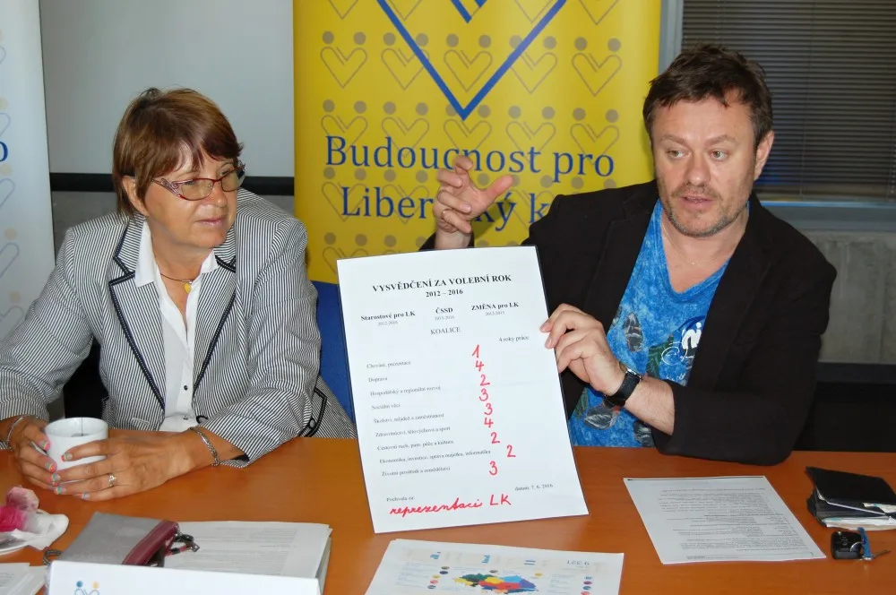 Lidie Vajnerová a Pavel Žur