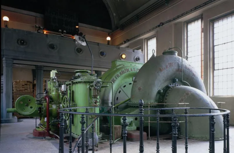 Interiér elektrárny