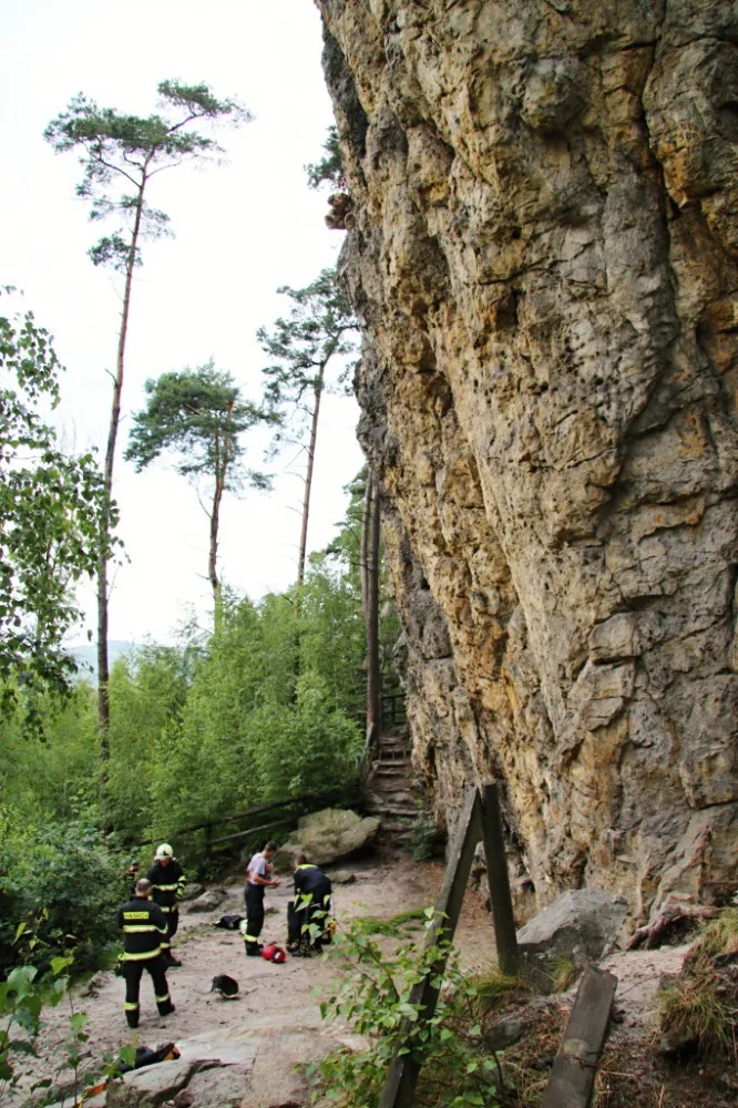 Turnovští hasiči připravili pro kolegu neobvyklé rozloučení