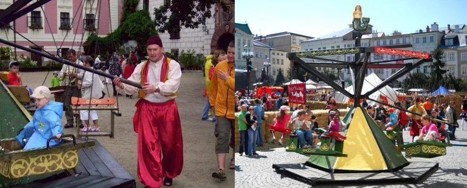 Náměstí v Liberci se o svátcích s kolotoči vrátilo do minulosti