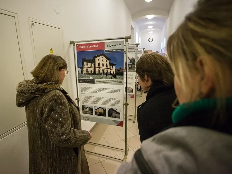 Putovní výstava na téma brownfields je k vidění ve Vratislavicích